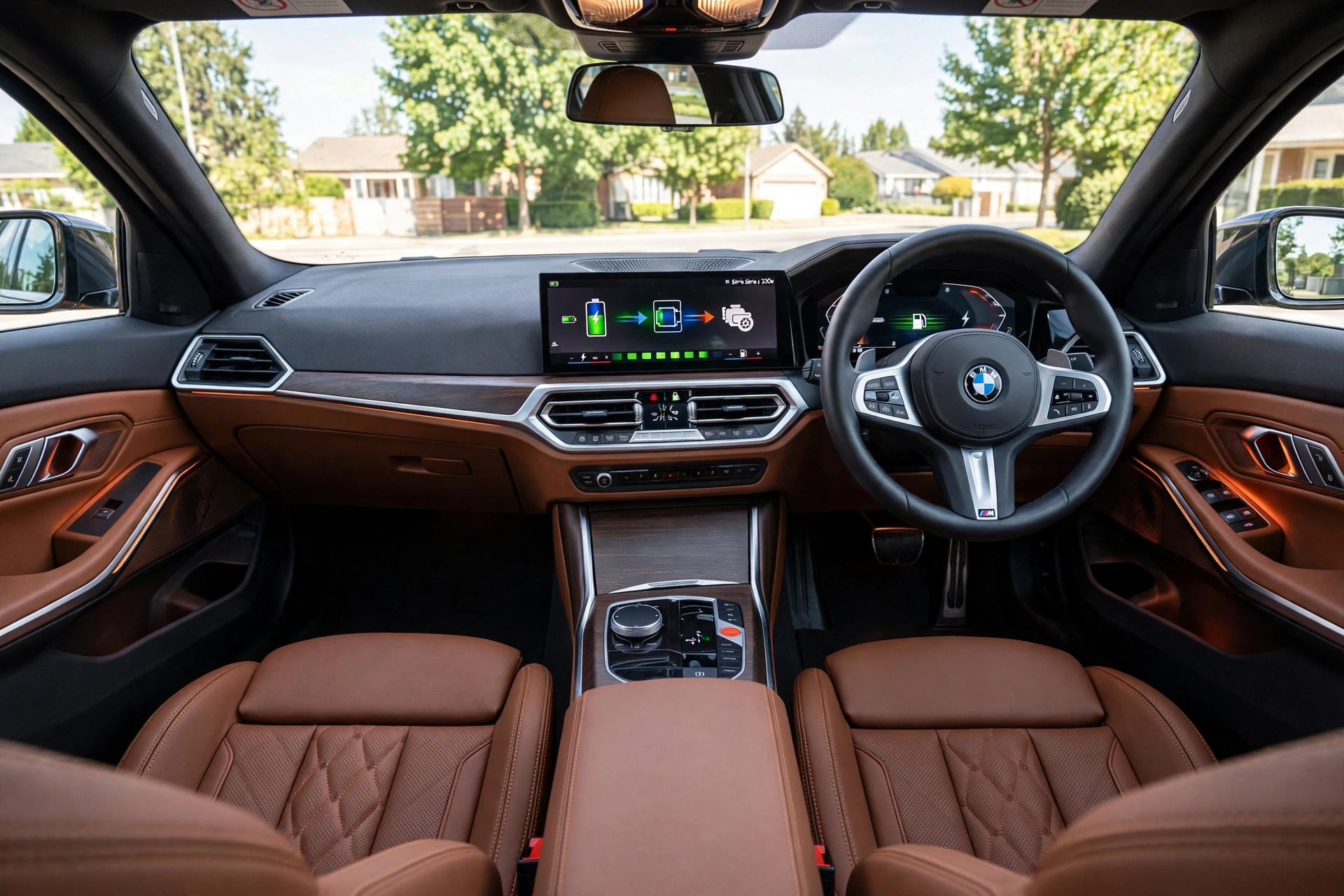 Interior oficial del BMW Serie 3 330e