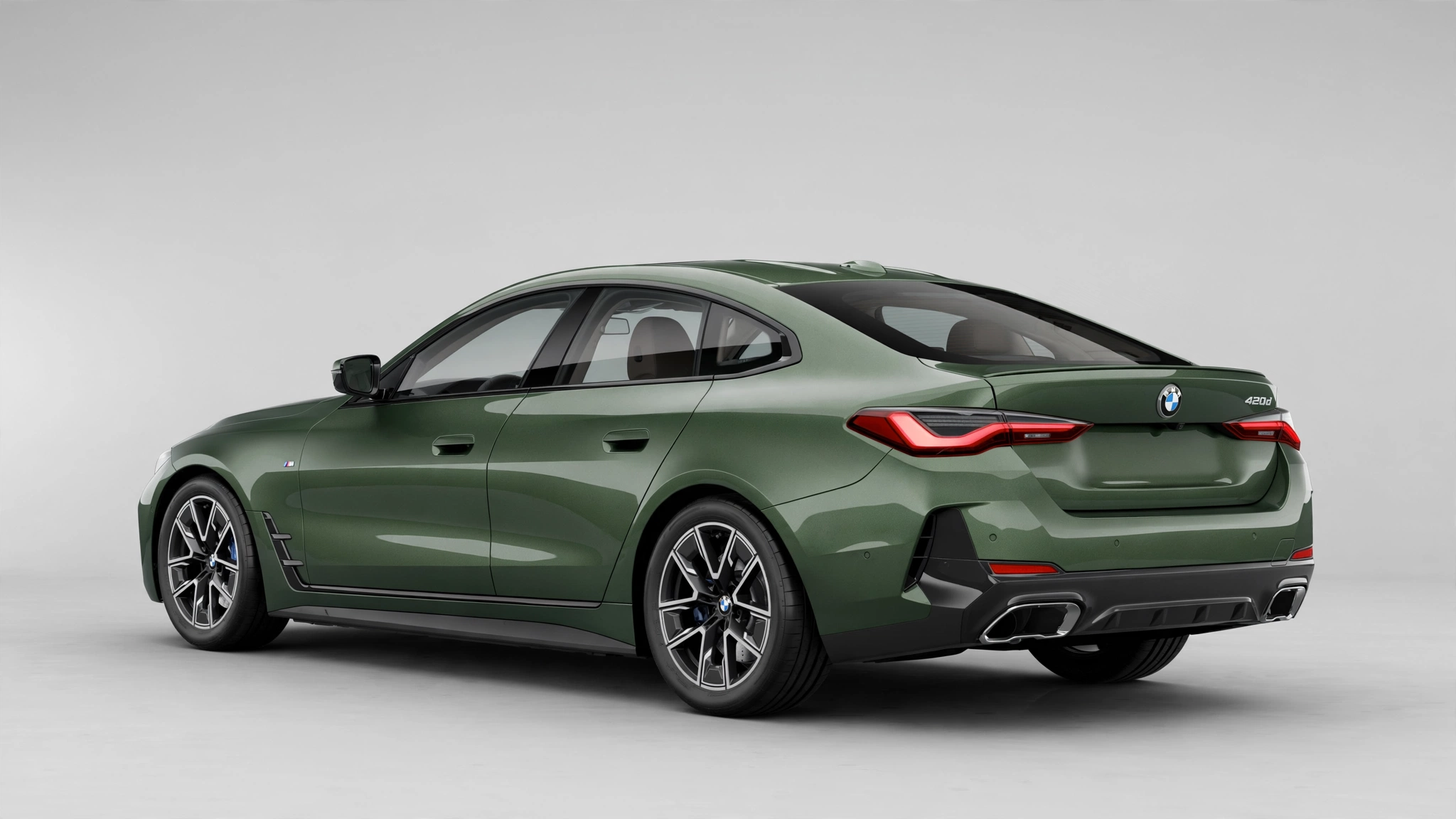 BMW Serie 4 Gran Coupé 420d, vista tres cuartos trasera