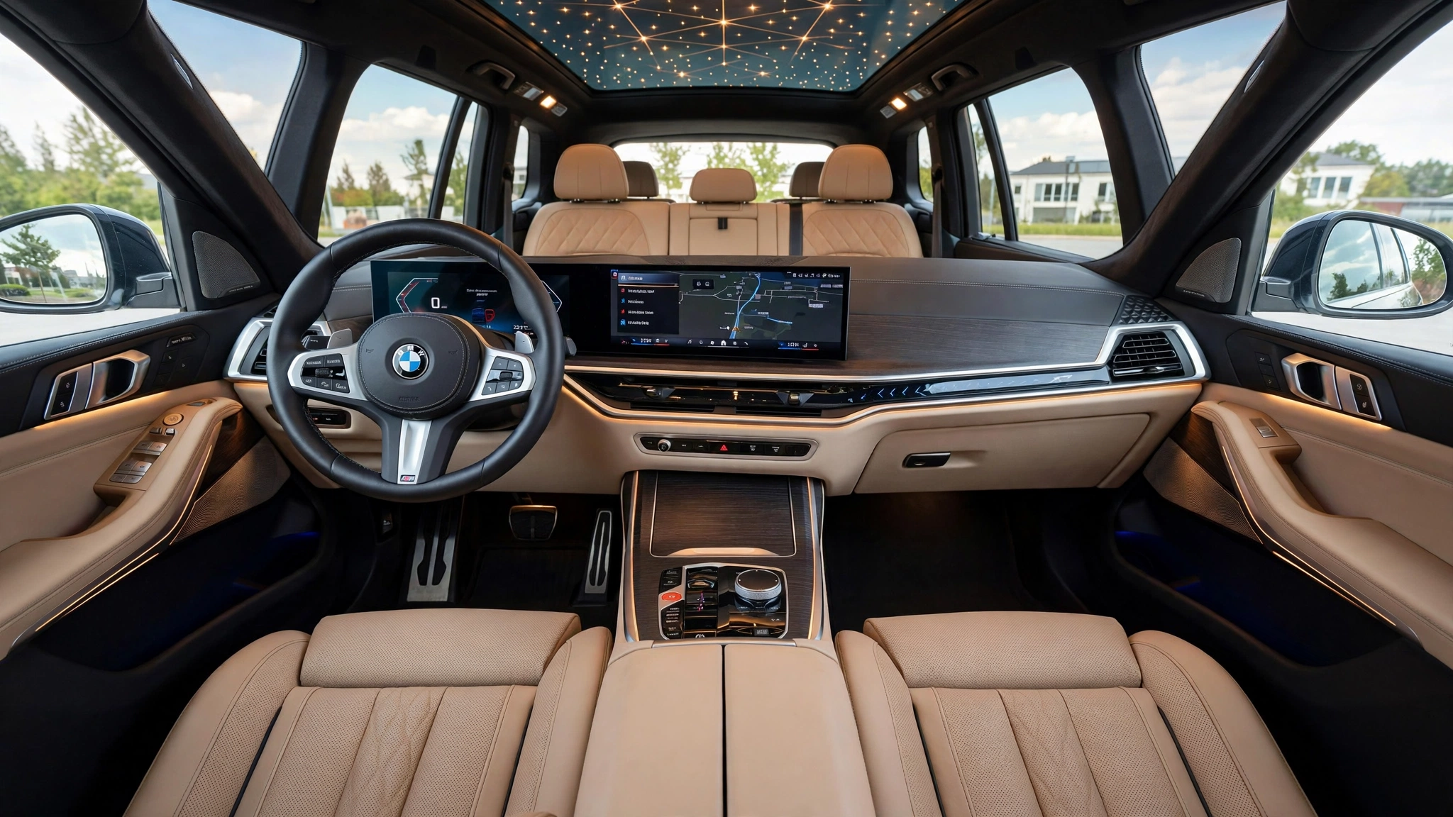 Interior oficial del BMW X7 xDrive40i