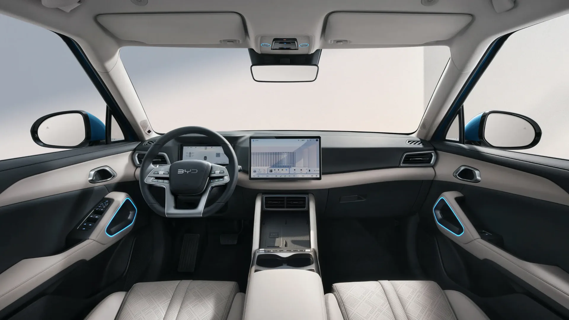 Interior oficial del BYD Atto 2