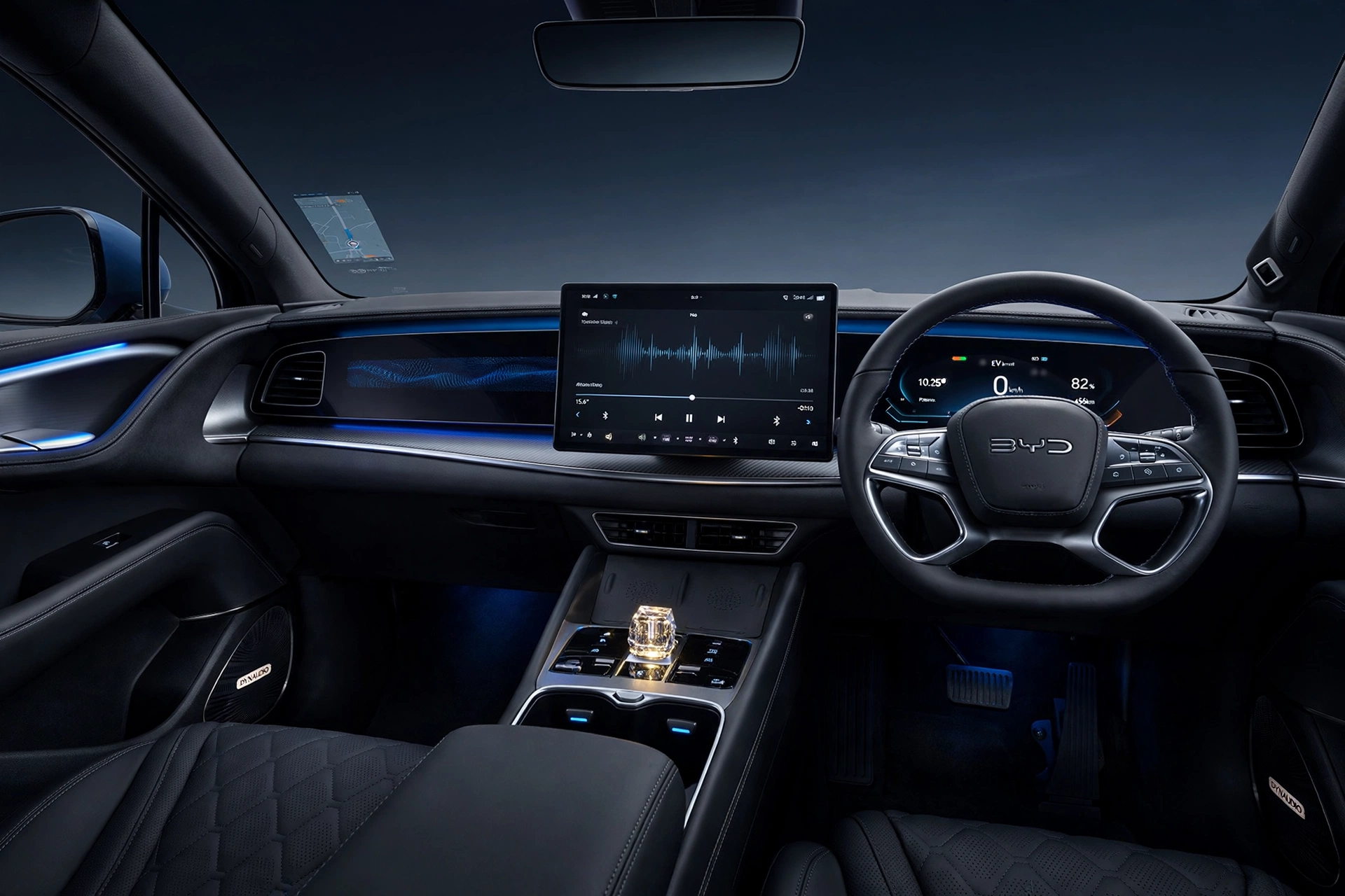 Interior del BYD Sealion 7