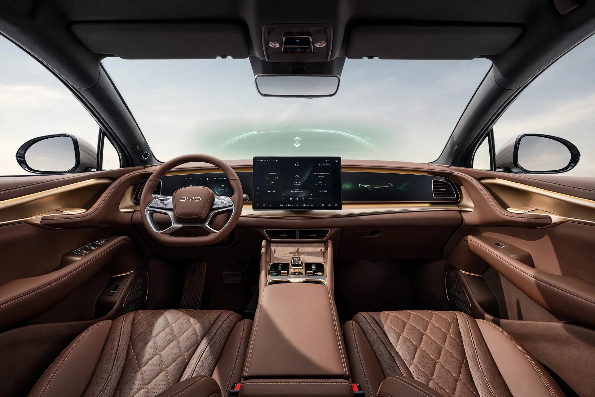Interior oficial del BYD Sealion 7 Excellence