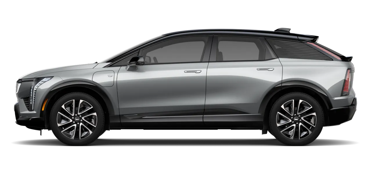 Cadillac Optiq, vista lateral del SUV eléctrico