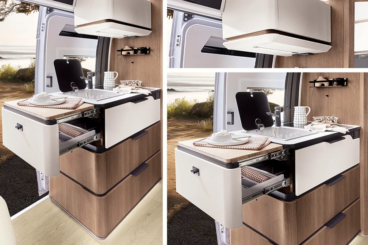Campérêve Magellan 643 Air Saphir, furgón camper de 5,99 m en vista exterior