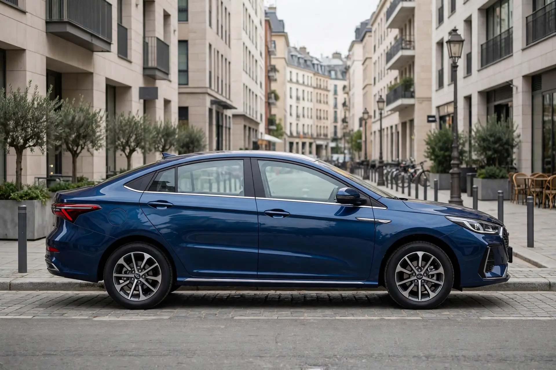 Chery Arrizo 5 Plus, vista lateral