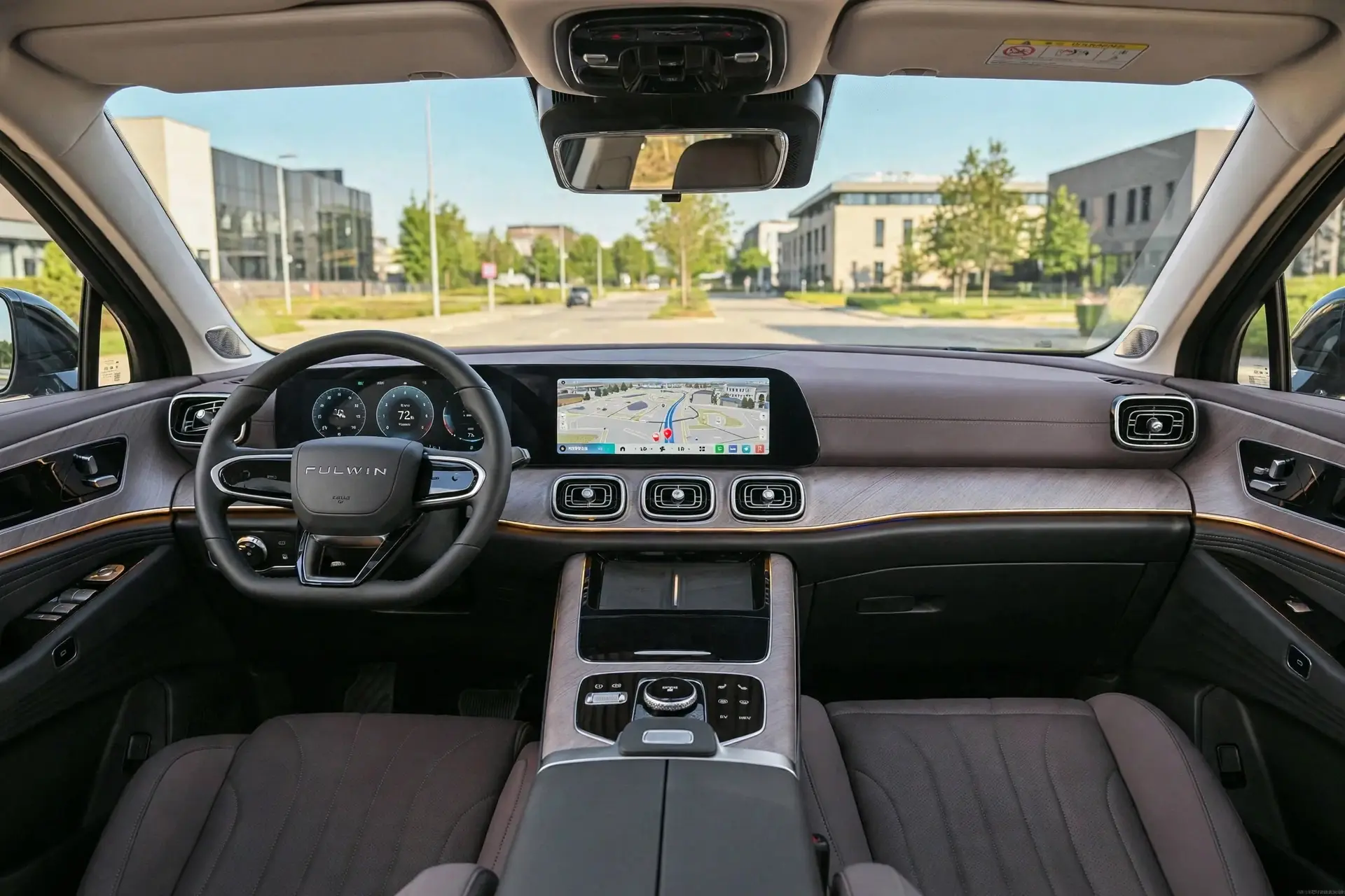 Interior oficial del Chery Fulwin T10
