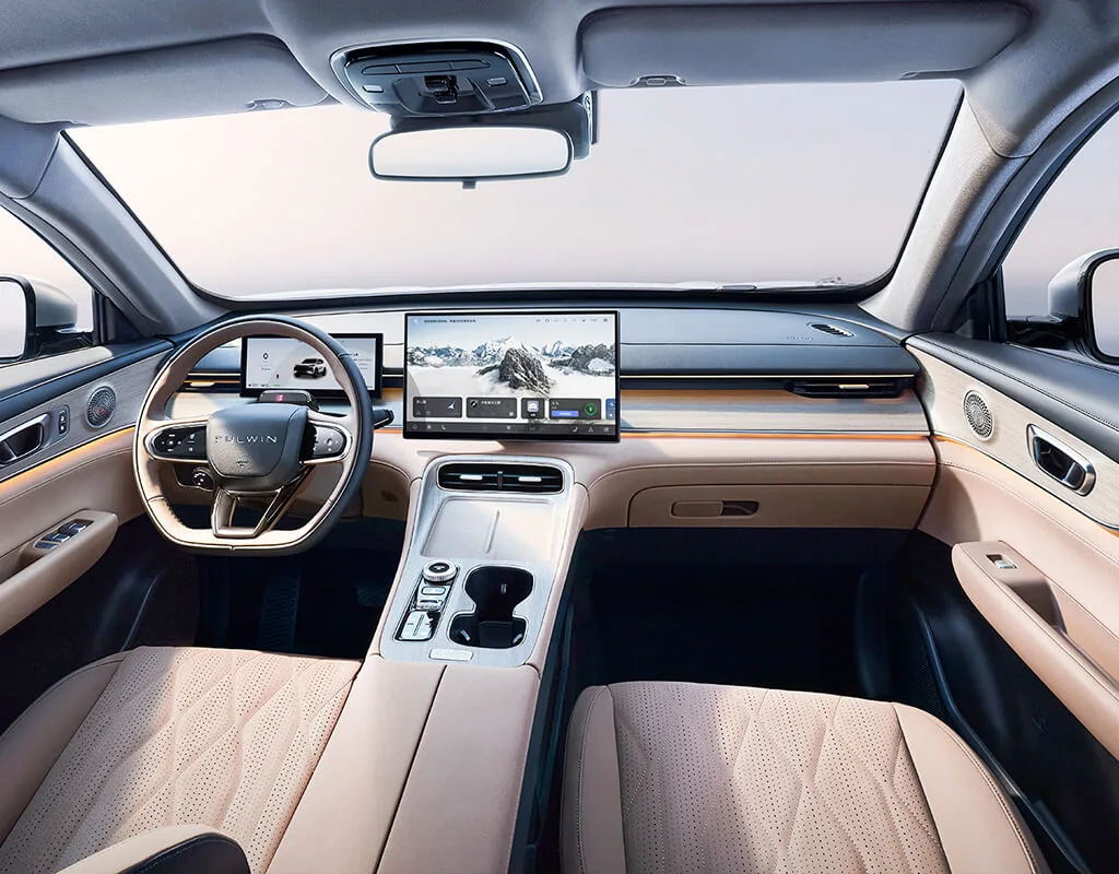 Interior del Chery Fulwin T8