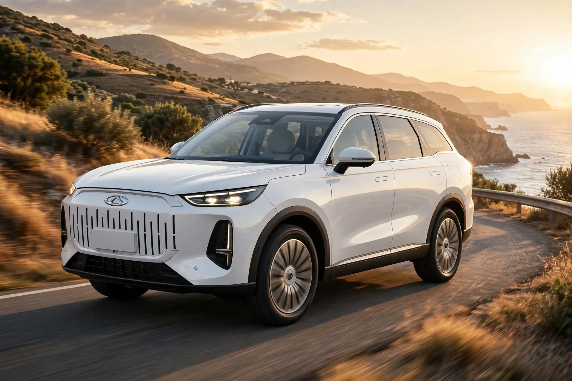 Chery Fulwin T9, tres cuartos delantero