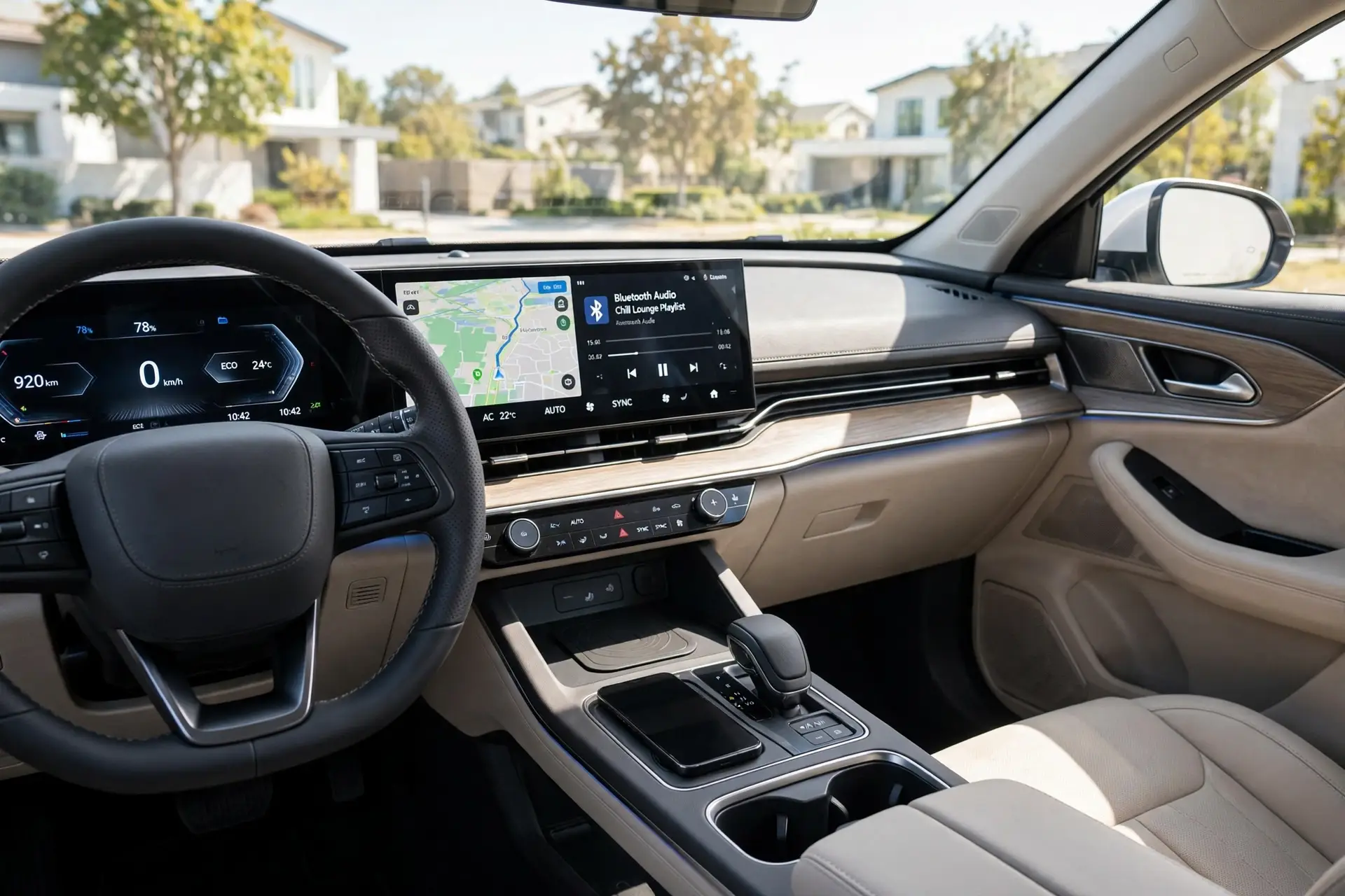 Interior oficial del Chery Fulwin T9