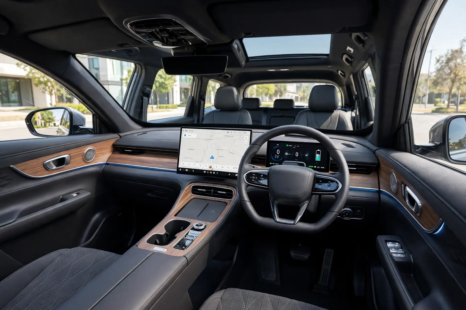 Interior del Chery Tiggo 8 CSH con 7 plazas