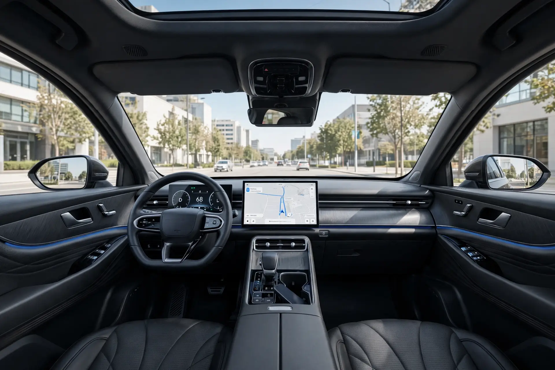 Interior oficial del Chery Tiggo 9 2.0T