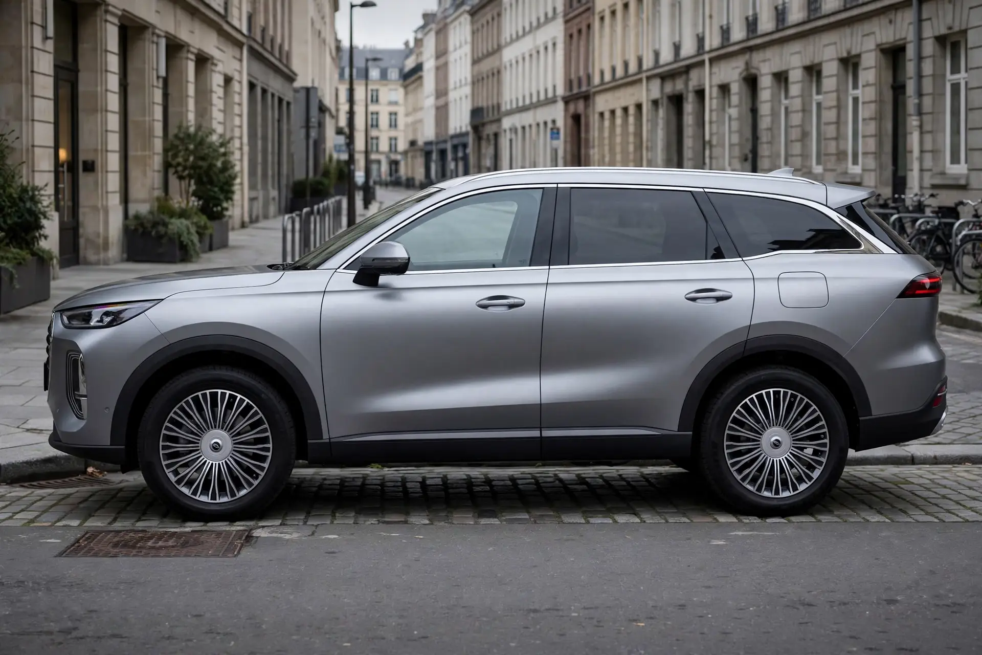 Chery Tiggo 9 2.0T, vista lateral