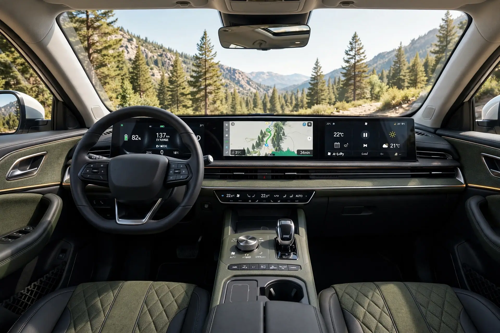 Interior del Chery Tiggo X