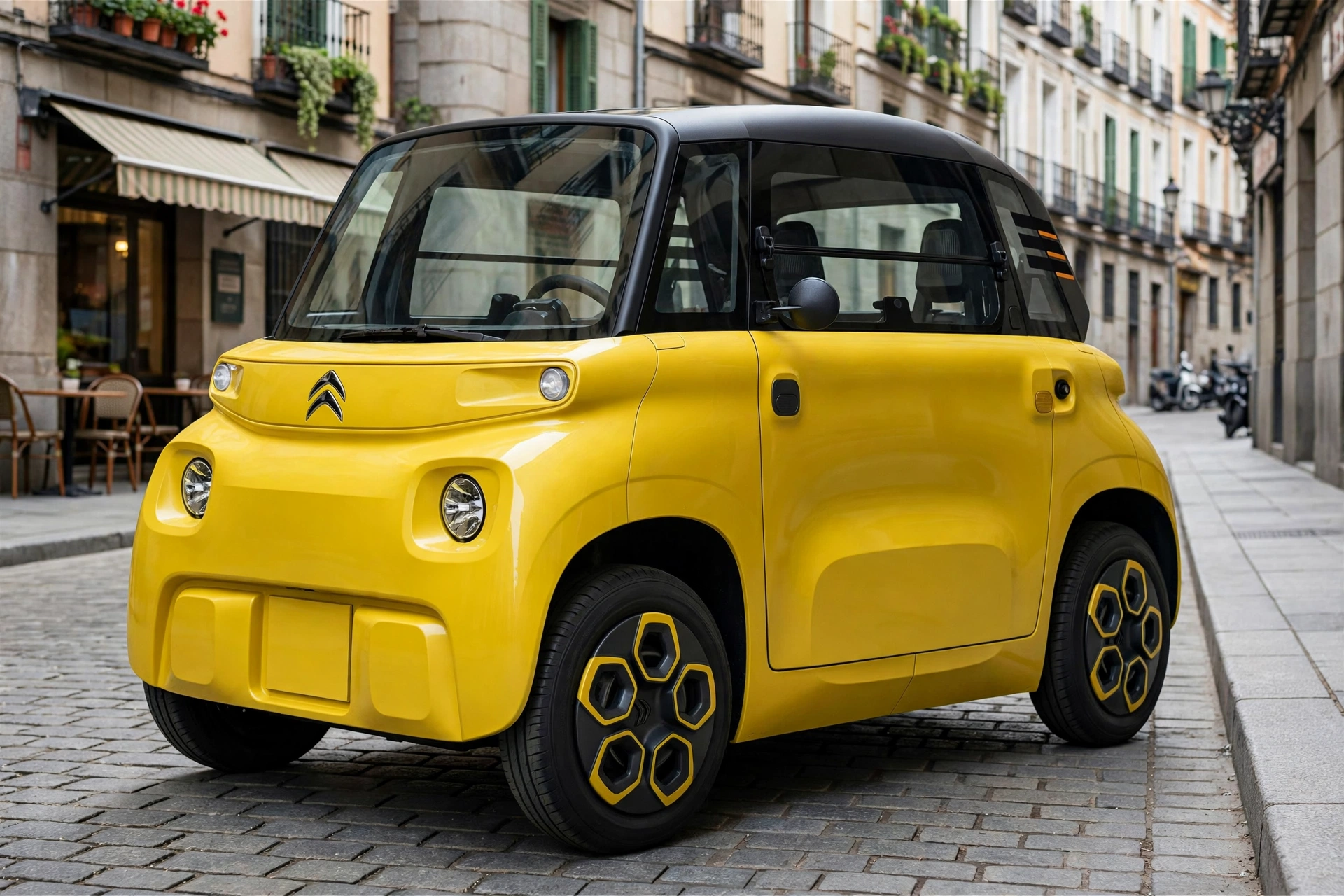 Citroën Ami en el centro de Madrid
