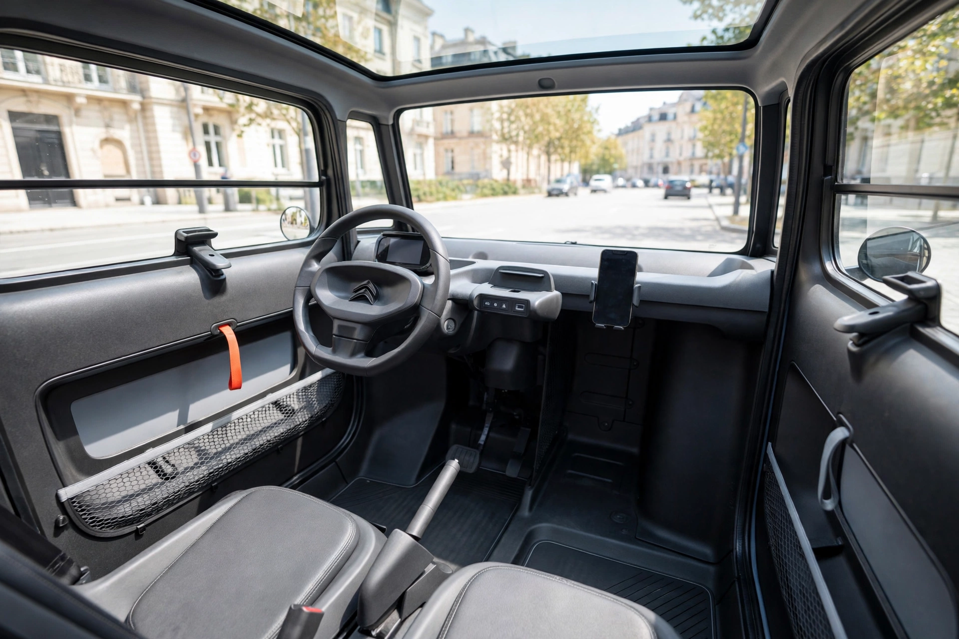 Interior oficial del Citroën Ami