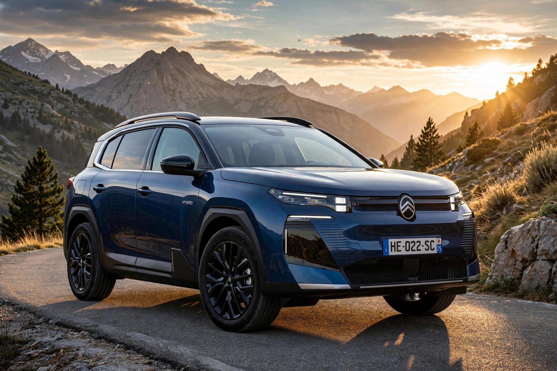 Nuevo Citroën C5 Aircross Hybrid 145 en los Pirineos
