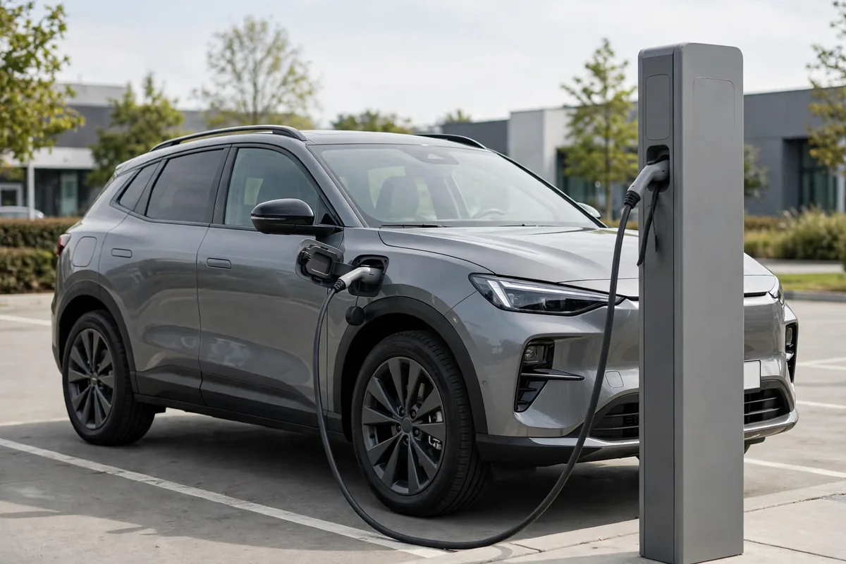 Citroën C5 Aircross PHEV cargando en un punto de recarga