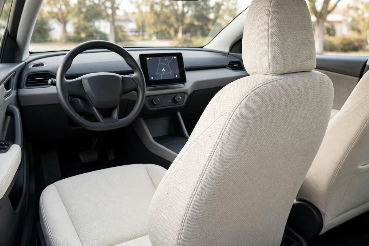 Interior oficial del Citroën ë-C3 Aircross