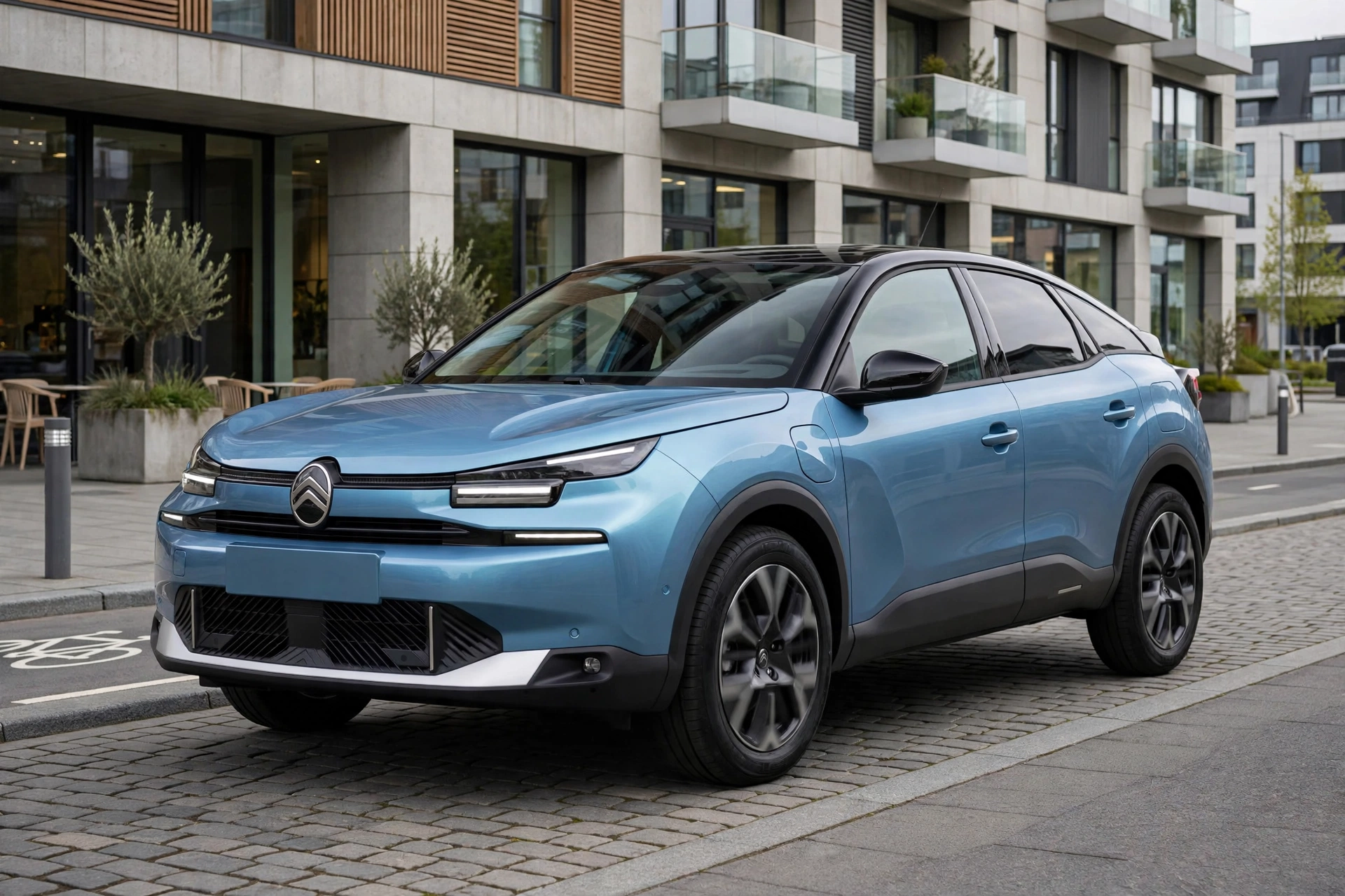 Citroën ë-C4 en la ciudad