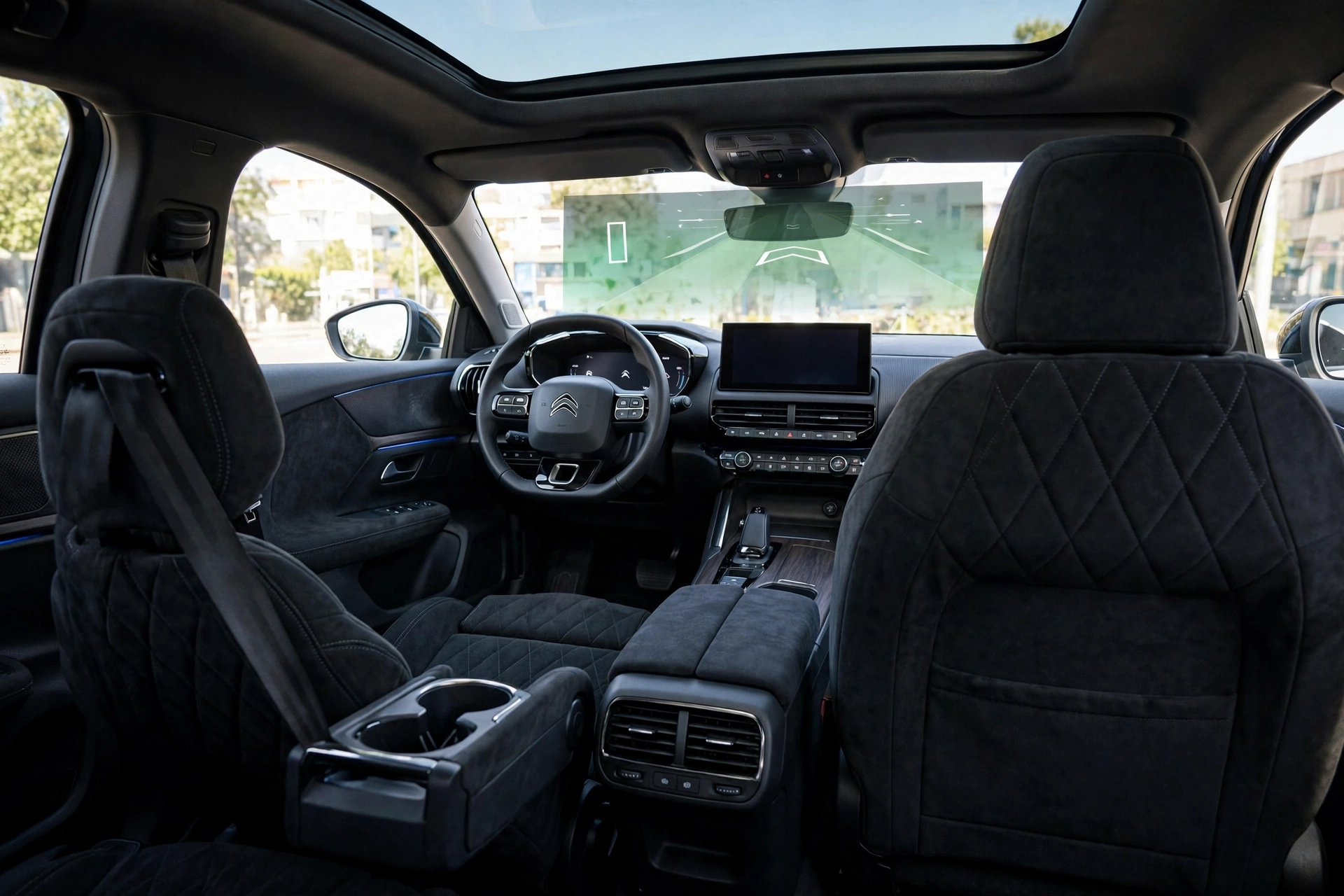 Interior oficial del Citroën ë-C4 X