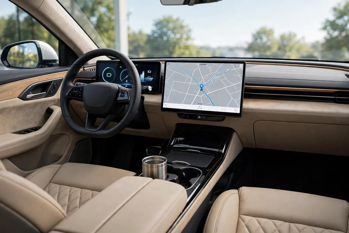 Interior del Citroën ë-C5 Aircross
