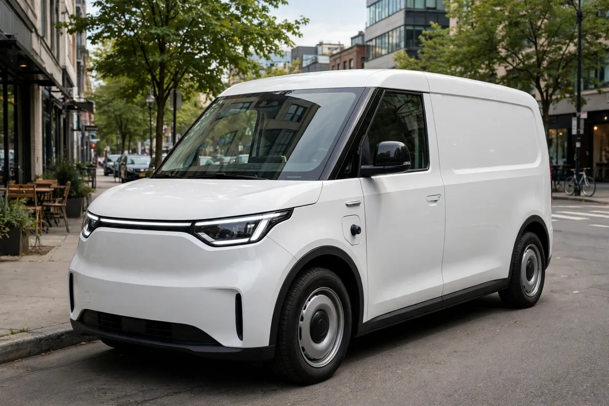 Citroën ë-Jumpy furgoneta eléctrica repartiendo en ciudad