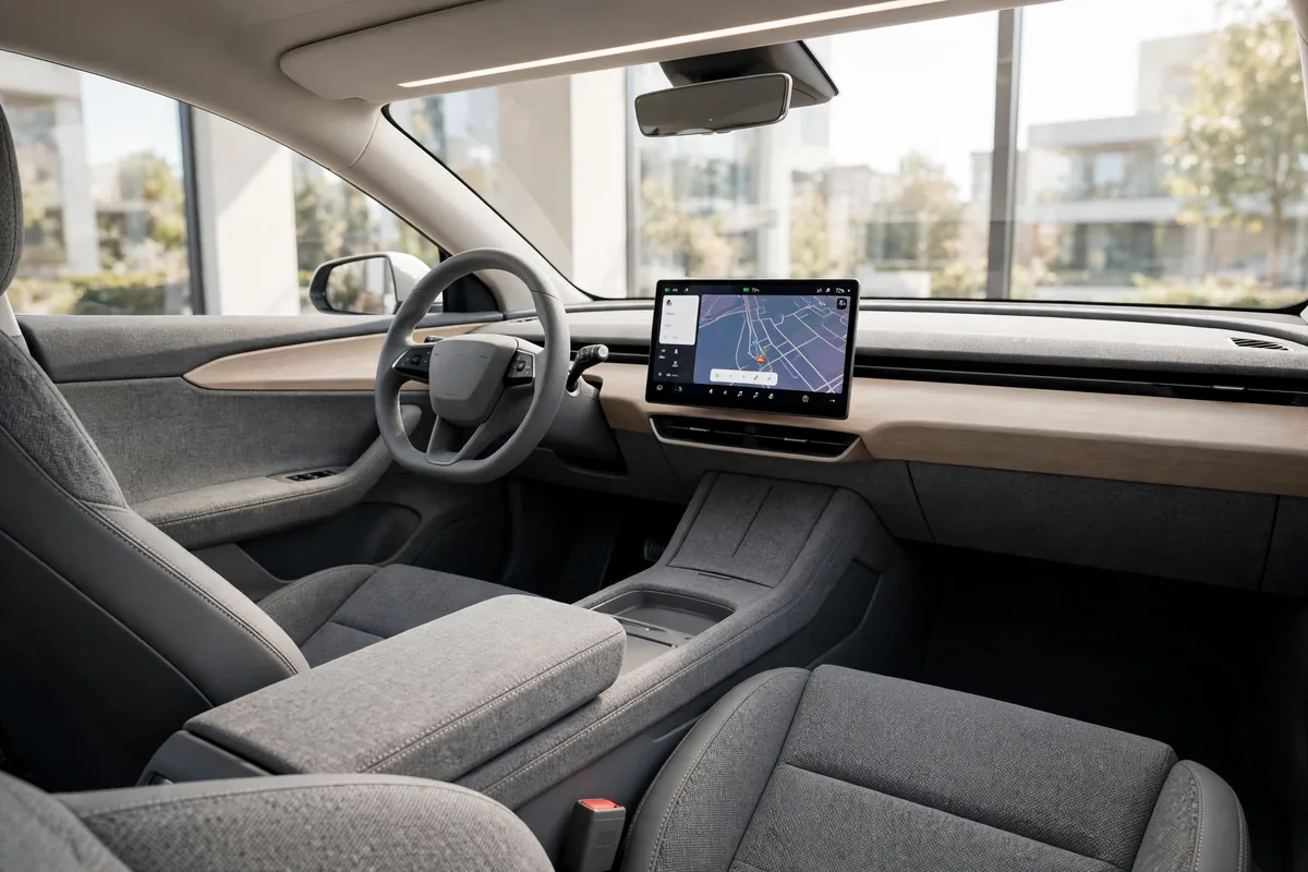 Interior del Cupra Born con pantalla de 12 pulgadas