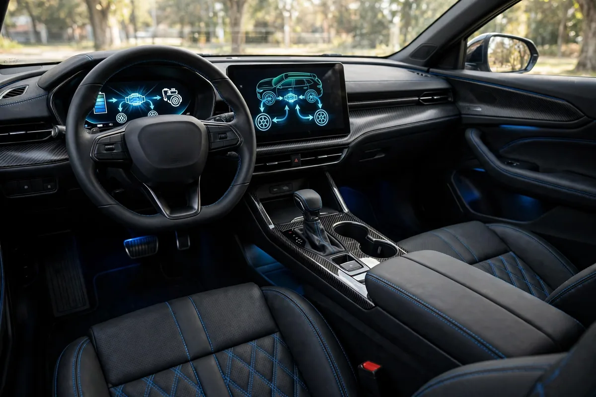 Interior oficial del cupra Formentor e-Hybrid 204