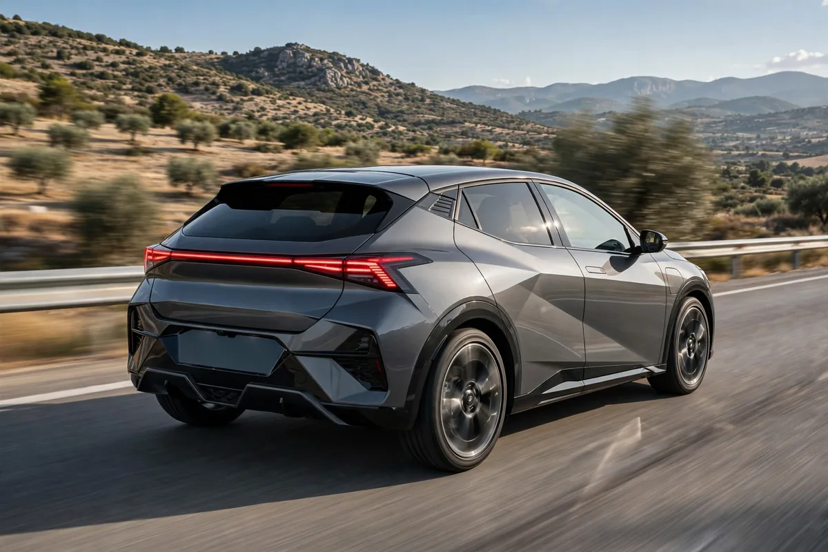 Cupra León 1.5 TSI en una carretera secundaria