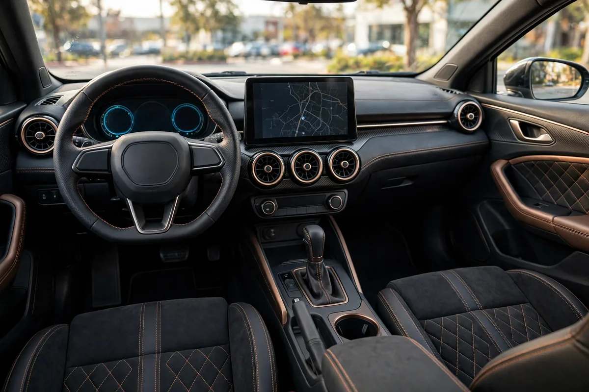 Interior oficial del cupra León 1.5 TSI