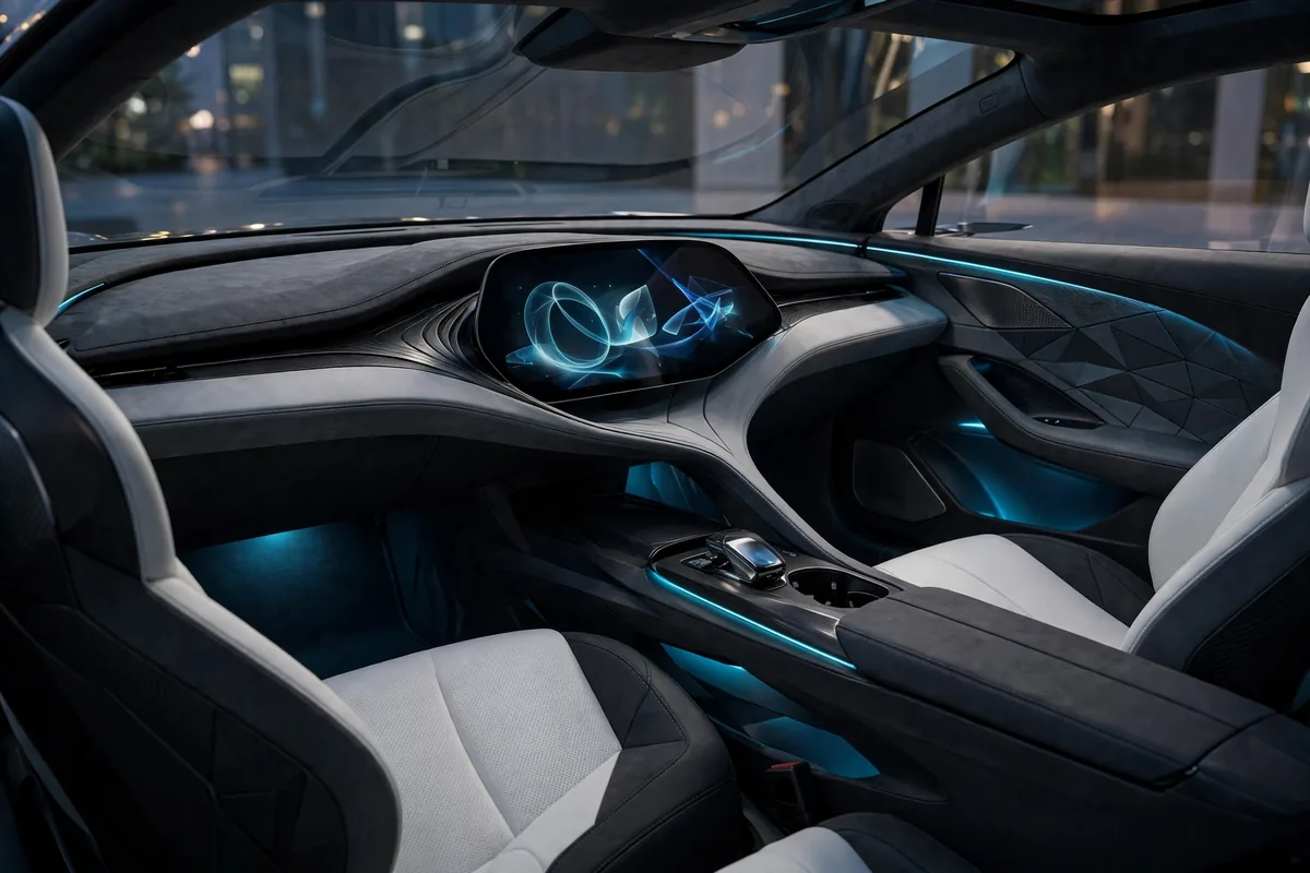 Interior oficial del cupra Tavascan VZ 340