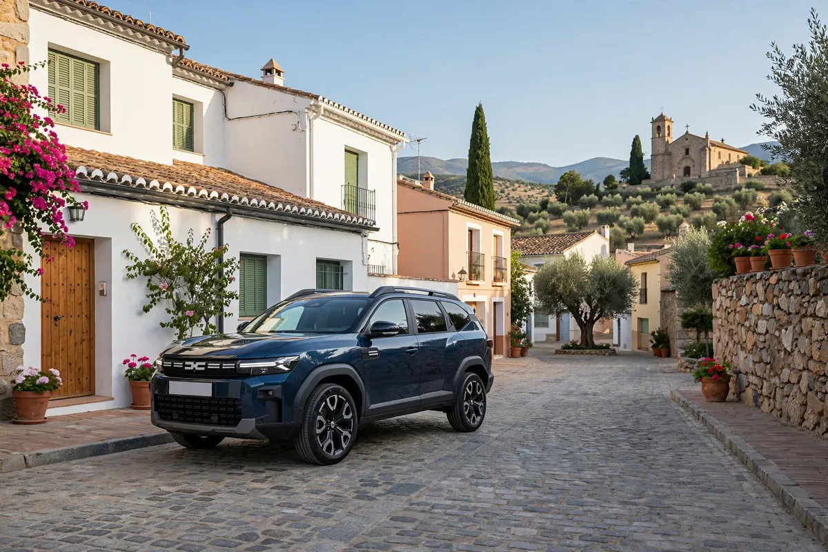 Dacia Bigster Hybrid 155, vista tres cuartos delantera