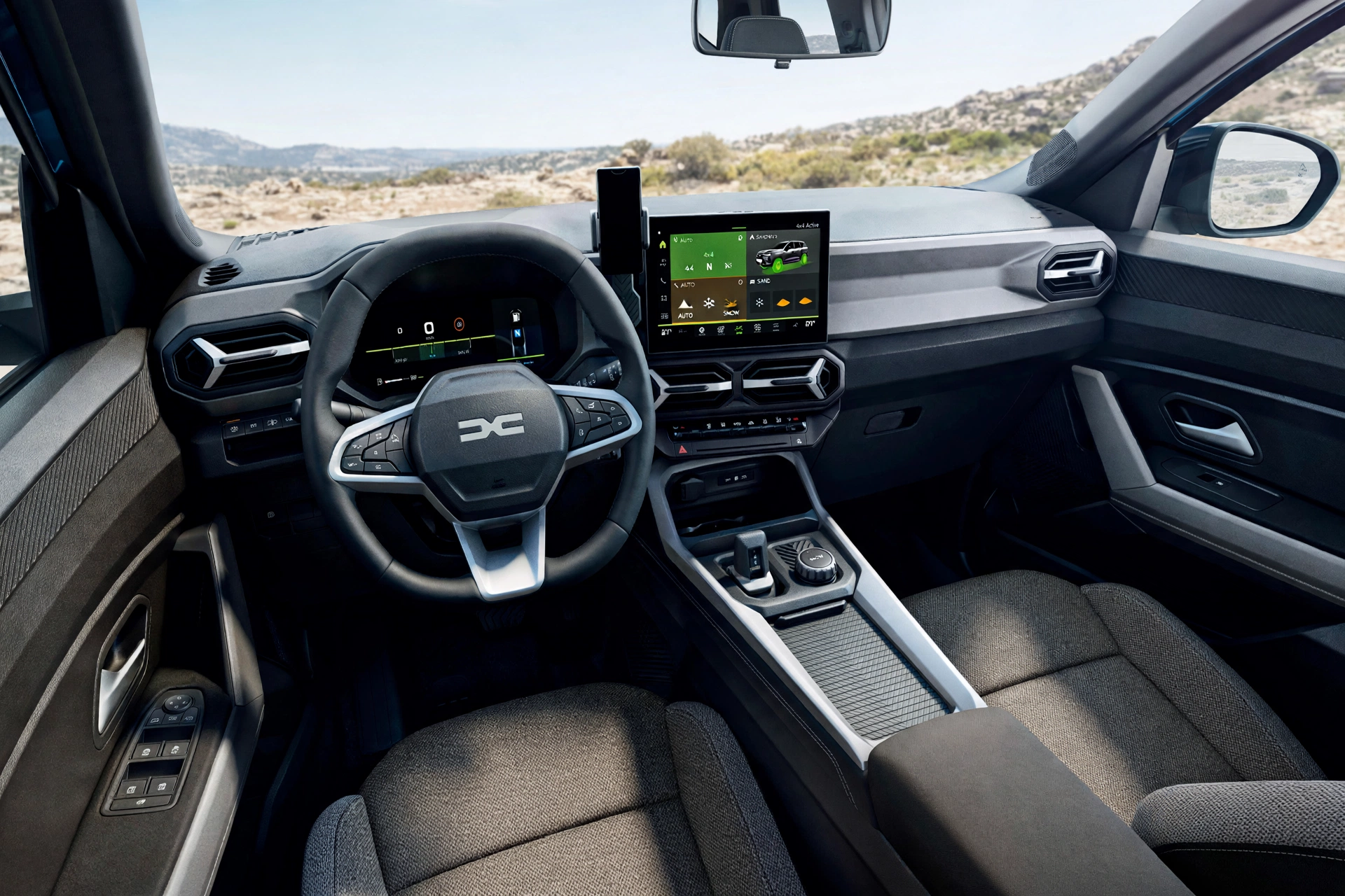Interior oficial del Dacia Bigster TCe 130 4x4