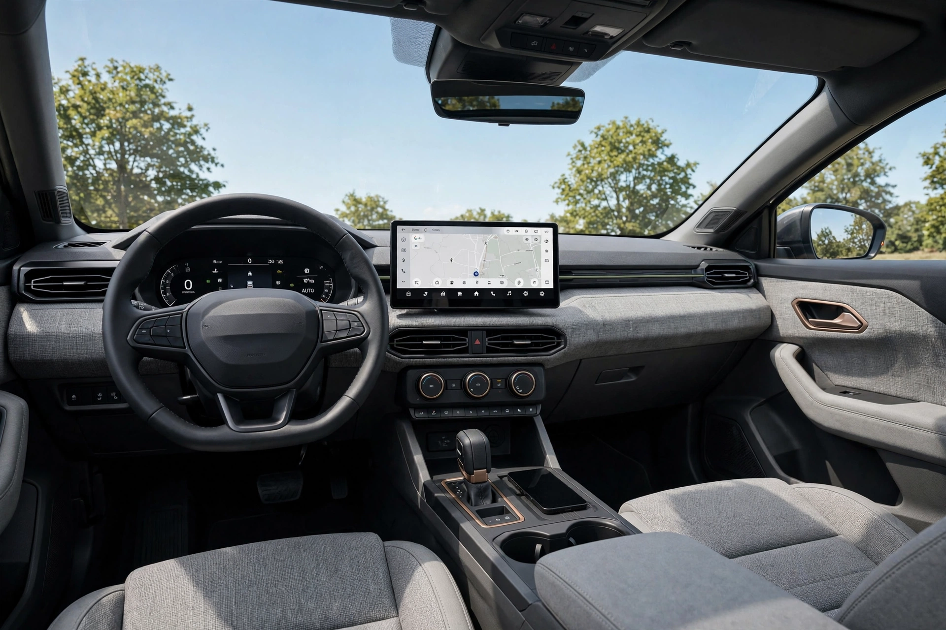 Interior oficial del Dacia Bigster TCe 140