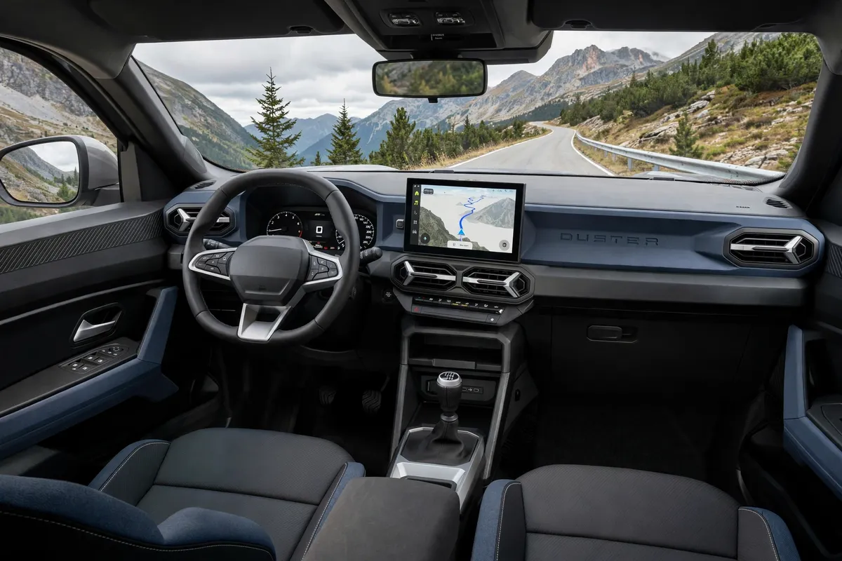 Interior del Dacia Duster Blue dCi 115 (2024)