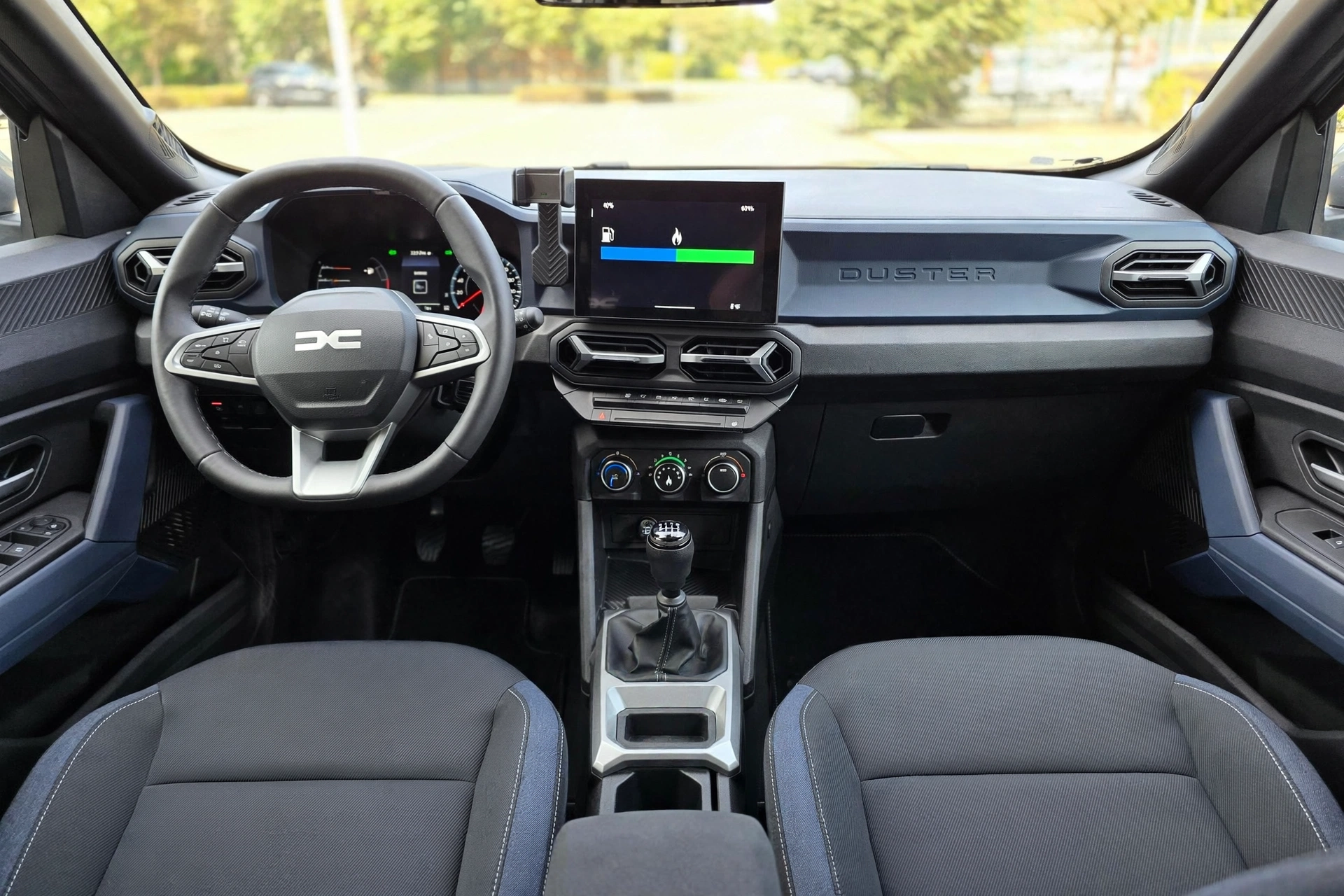 Interior oficial del Dacia Duster ECO-G 100