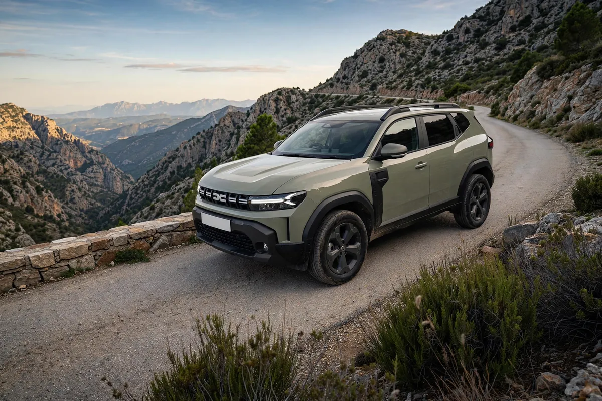 Dacia Duster Hybrid 140, vista tres cuartos delantera