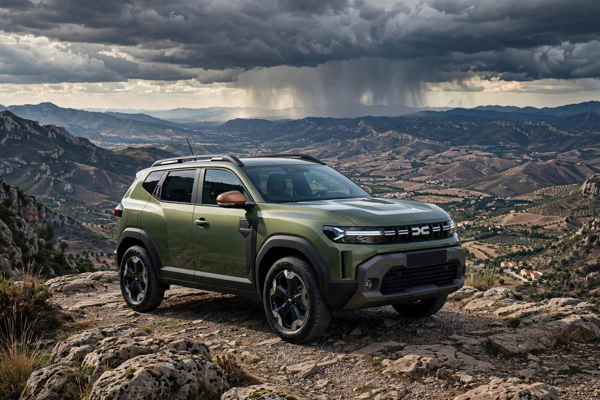 Dacia Duster TCe 130 2025, tres cuartos delantero