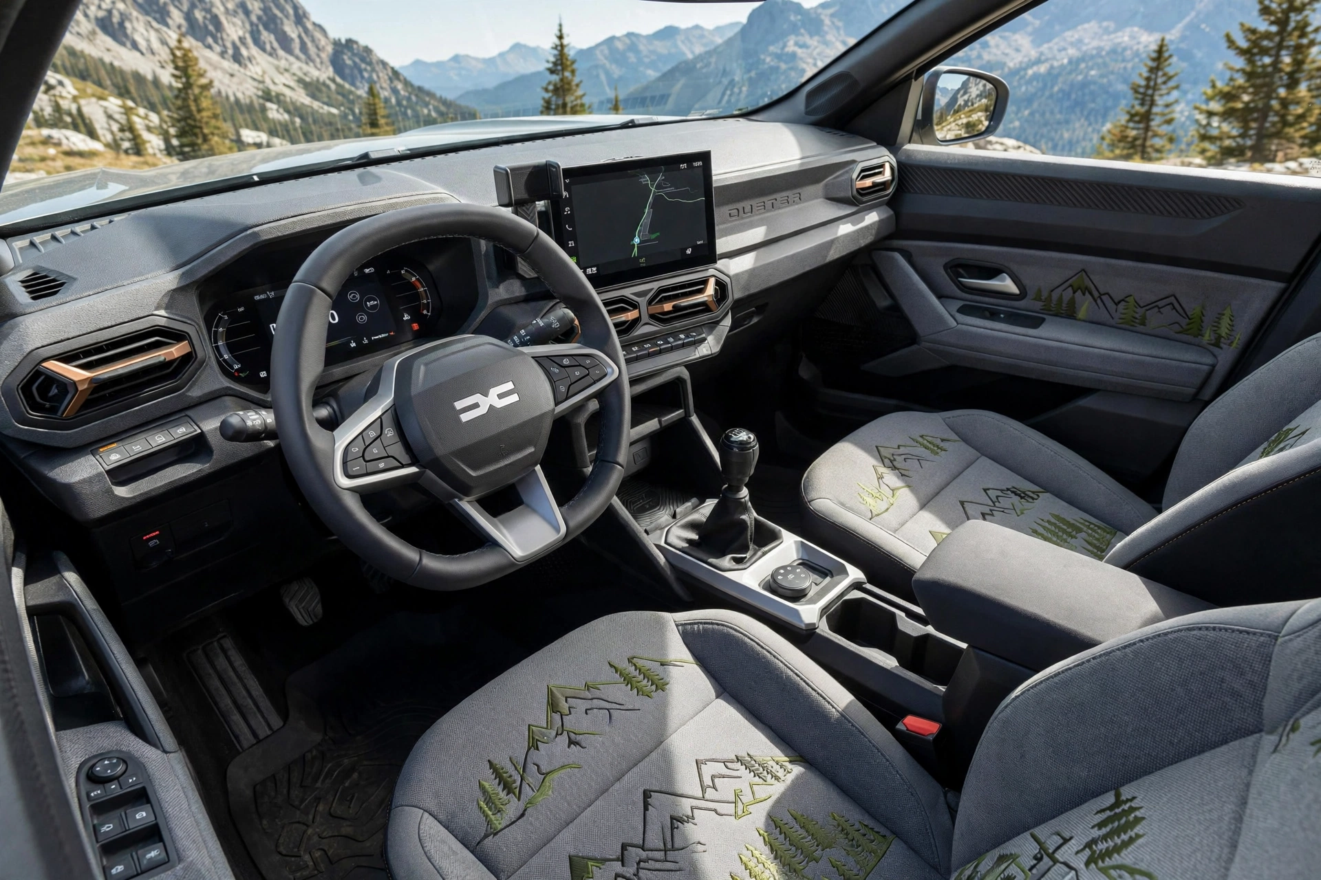 Interior oficial del Dacia Duster TCe 130