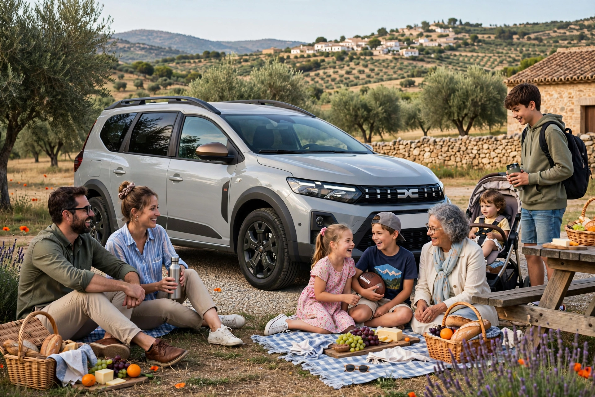 Dacia Jogger ECO-G 120 7 plazas 2026, tres cuartos delantero