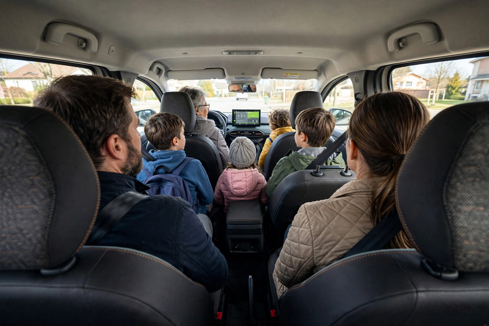 Interior oficial del Dacia Jogger ECO-G 120 7 plazas