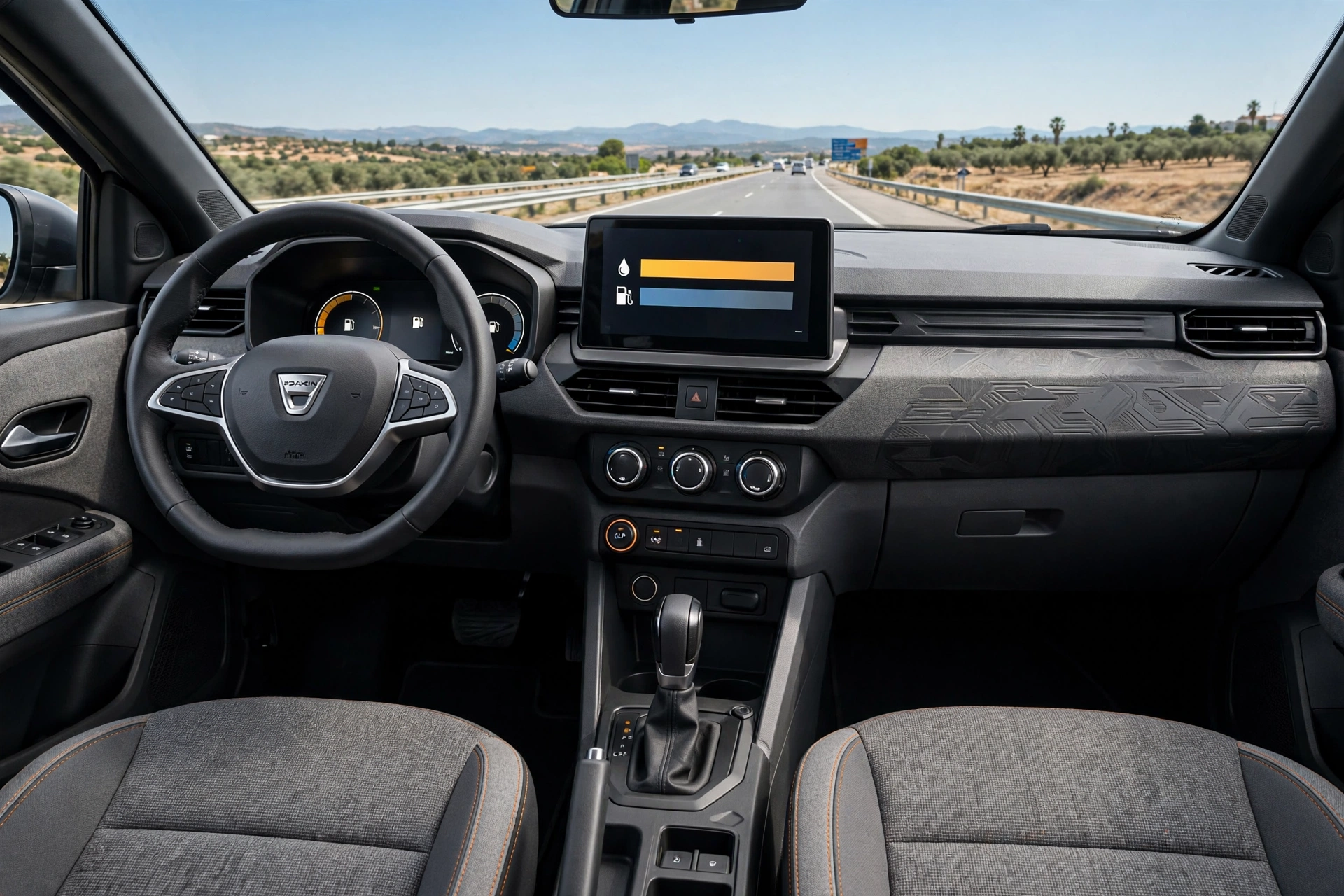 Interior oficial del Dacia Sandero Stepway ECO-G 100