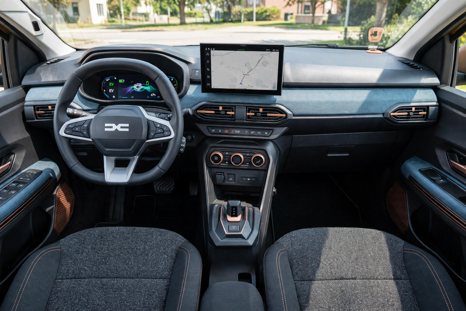 Interior oficial del Dacia Sandero Stepway Hybrid 155