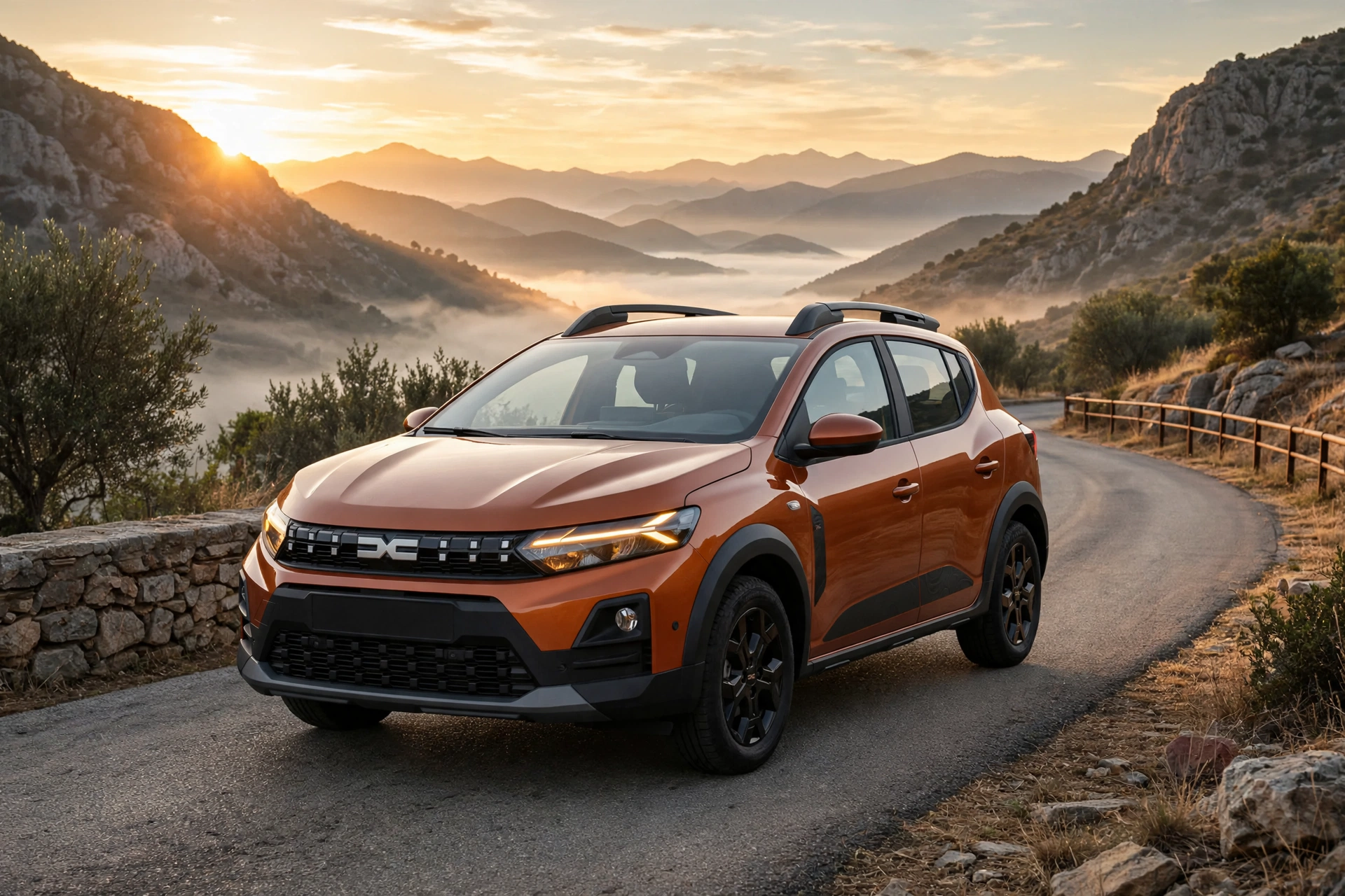 Dacia Sandero Stepway TCe 90 2026, tres cuartos delantero