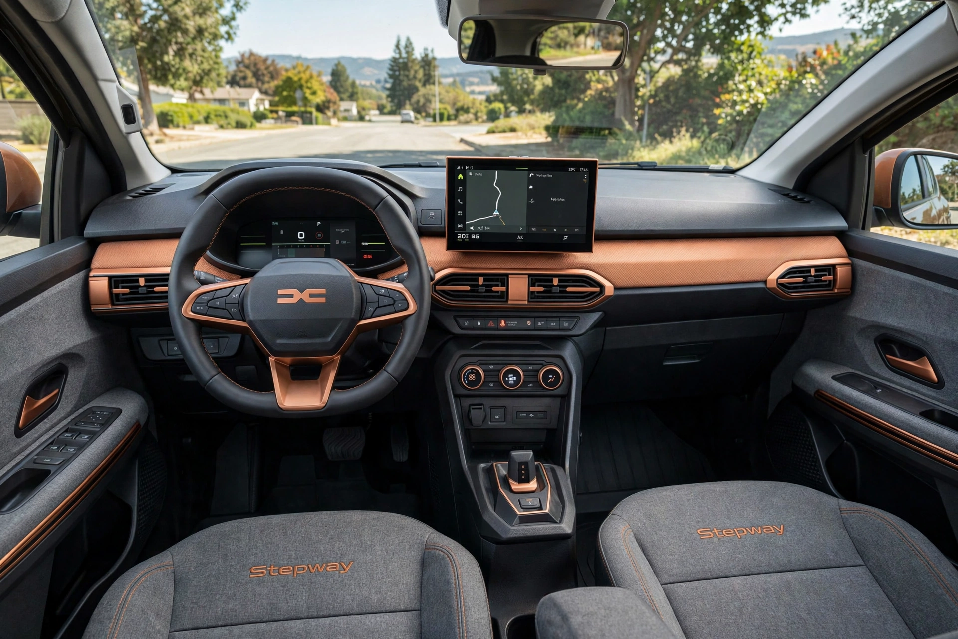 Interior oficial del Dacia Sandero Stepway TCe 90