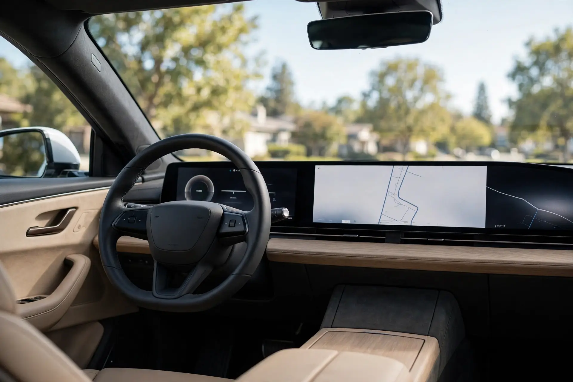 Interior oficial del Denza N8 EV