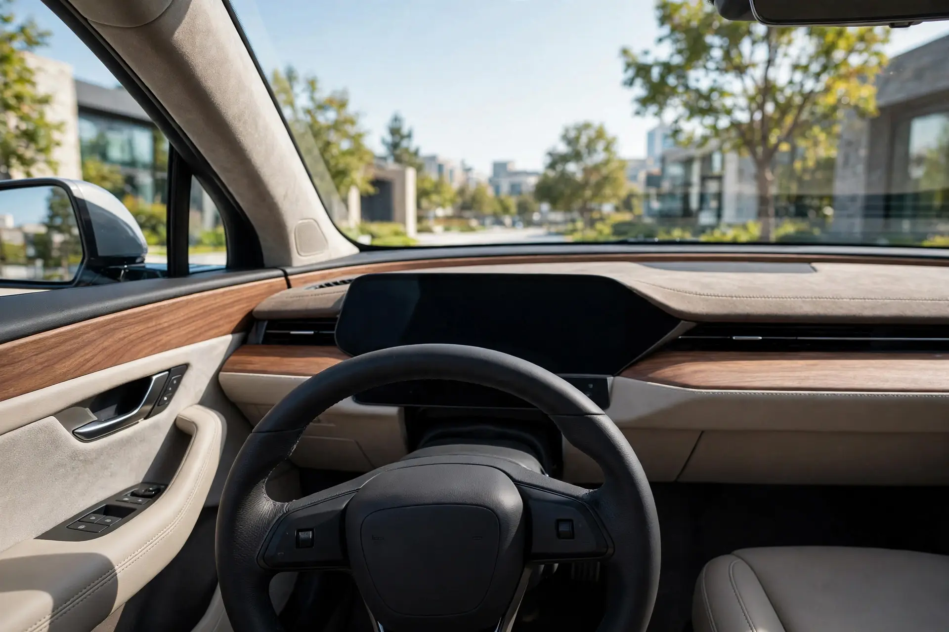 Interior oficial del Denza N8L EV