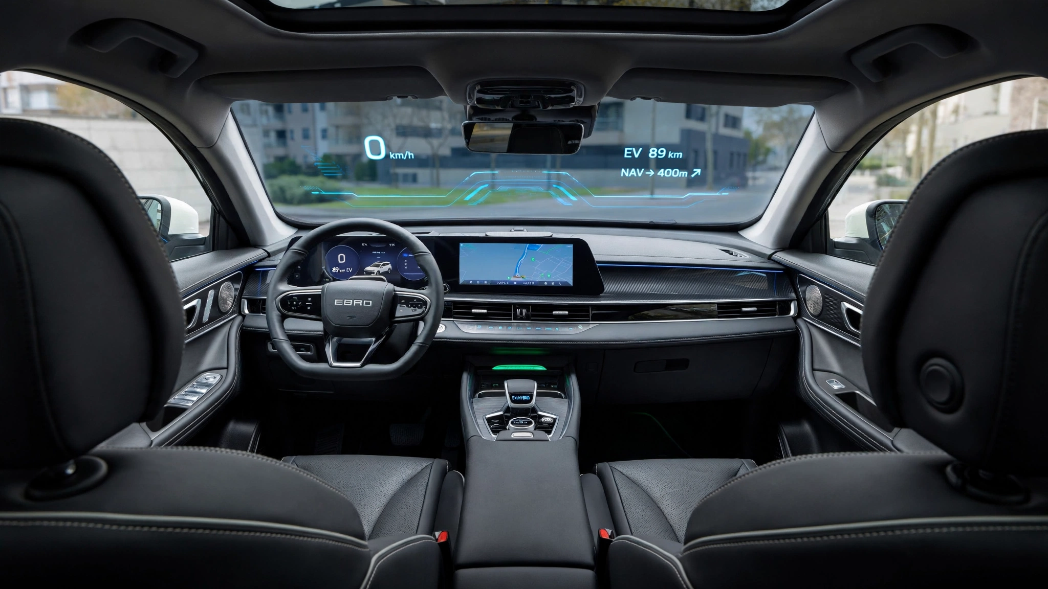 Interior oficial del Ebro S700 PHEV