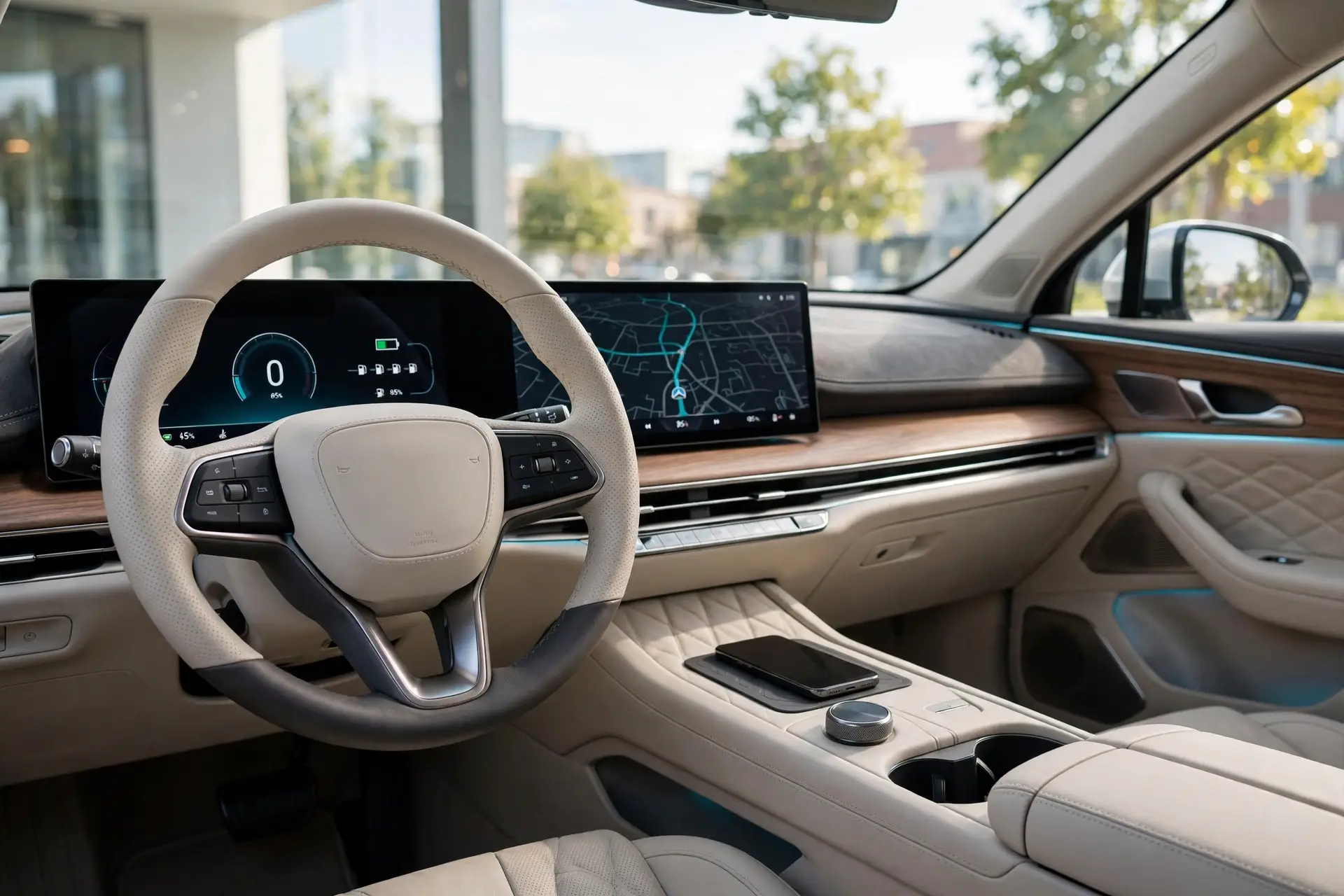 Interior del Exeed LX C-DM