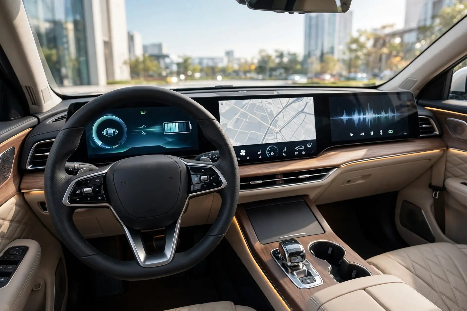 Interior oficial del Exeed VX C-DM